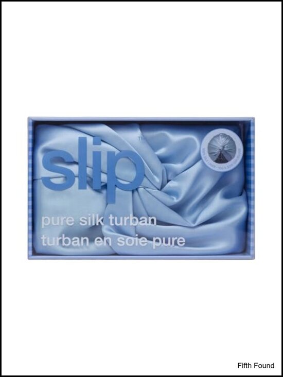 100% Mulberry Silk Hair Turban, Ultra Soft, Prevents Breakage & Frizz